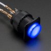 Adafruit 16mm Illuminated Pushbutton - Blue Momentary