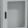 NSYPLM86TVG Polyester enclosure, H 847 x W 636 x D 300 mm, trsp. door, 3-pt