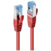 LINDY 47166 RJ45 Network cable, patch cable CAT 6 S/FTP 5.00 m Red 1 pc(s)