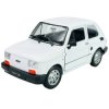 Model FIAT 126p PRL biały skala 1:21 mały Fiat maluch
