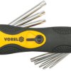 Zestaw 8 kluczy TORX T9 T10 T15 T20 T25 T27 T30 T40 CR-V 65 - 89mm Vorel