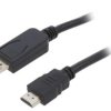 Kabel DisplayPort wtyk,HDMI wtyk, PVC, 3D,Full HD 1080p, dł. przewodu: 10m CC-DP-HDMI-10M