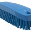 Szczotka do szorowania, dł. włosia: 20mm, Średni, Niebieski, Poliester, zastosowanie: Uniwersalny środek czyszczący,