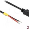 85541 Cable USB 2.0 Micro-B male > 2 x open wires power 20 cm Raspberr