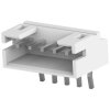 Pin header, 5 pole, pitch 2 mm, angled, natural, 440055-5