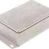 Aluminum die cast enclosure, (L x W x H) 116 x 77 x 38 mm, natural, IP65, 1590WB3F