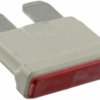 Automotive flat fuse, 25 A, 80 V, white, (L x W x H) 19 x 5 x 19 mm, 166.7000.5252