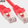Patch cord FTP kat.5e CCA 3,0m czerwony 5P45