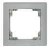 Deco Ramka Pojedyncza Srebrny Metalik 7Dr-1