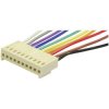 econ connect PS10 Socket + braid 10 pins 2.54 mm spacing 1pc