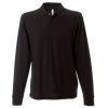 NEW ZELAND BLACK POLO M/LUNGA