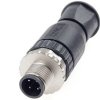 Złącze M12 4p IP67, wtyk męski prosty; Conec 43-00100