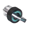 Przełącznik obrotowy kluczykowy 2-pozycyjny wycięcie: 22mm Zatrzask IP67, IP69K