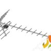 Antena telewizyjna DVB-T TV UHF 19-elementowa 19/21-60