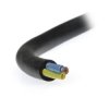 Przewód OWŻO 3x2,5mm 300-500V czarny do urządz.elektr.gumowany