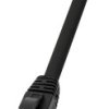 kabel LAN LogiLink CQ6075S, 1 szt., RJ45, CAT 6a, S/FTP, 5.00 m, czarny
