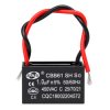 Kondensator rozruchowy CBB61 1.0uF 450VAC do silników - z przewodami