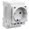 Gniazdo modułowe 2P+Z 16A 230V Schuko na szynę 5TE6800