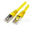 Patchcord FTP, kat6, 1,0m, żółty