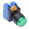 YW1L-A2E20Q0G Green 22mm Maintained Push Button Switch 2NO IP65 IDEC