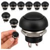 10x Przycisk Chwilowy PBS-33B 250V-1A 12mm Standardowy Monostabilny Okrągły