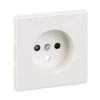 MERTEN D-LIFE Płytka czołowa gniazda z uziemieniem z przesłonami biel polarna MTN2530-4019 SCHNEIDER ELECTRIC