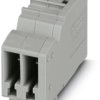 COMBI jack, spring balancer connection, 0.08-4.0 mm², 2 pole, 24 A, 6 kV, gray, 3041516