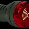 Sygnalizator dźwiękowy optyczny lampka LED 230V 80dB