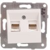 Karre Gniazdo Komputerowe 2Xrj45 Kat. 6, Kolor Biały / 90963679