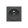 Simon 55 Pokrywa gniazda wtyczkowego pojedynczego do: SGZ1CM, SGZ1M Grafitowy mat TGZ1ZP/116