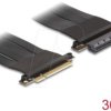 88029 Riser card, PCIe x8 > PCIe x8, 30 cm cable