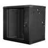 Szafa instalacyjna wisząca dwusekcyjna 19 12U 600x600 czarna LANBERG /do zmontowania/