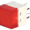 Przełącznik klawiaturowy Poz 2 SPST-NO 0,05A/24VDC czerwony B3W-9000-R1R