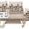 Multi level terminal block, spring balancer connection, 0.5-2.5 mm², 24 A, 8 kV, dark beige, 1924490000