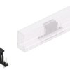 Pin header, 8 pole, pitch 2.54 mm, angled, black, SLLP5SMD0518ZBSM