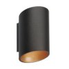 Kinkiet Lampa Ścienna Slice Kolor Czarny/Złoty Metal, G9 Ip20 50603-Bk/Gd-N...