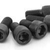 10 pcs M2x16 Socket Screw - Allen Key - Knurled Head