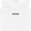 Denver TWE-36 Słuchawki douszne Bluetooth stereo biały Walizka