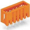 Pin header, 2 pole, pitch 3.81 mm, straight, orange, 734-232/046-000