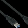 UK30P-AA-050S USB 3.0 cable, USB-A connector to connector, 5.0 m