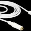 83767 Stereo Jack Extension Cable 3.5 mm 3 pin male > female 2 m white