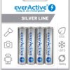 Akumulatorki AAA / R03 Ni-MH everActive 800mAh Silver Line (box 4 szt.)