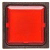 Lampka sygnalizacyjna 25x25mm czerwona 24V AC/DC Q25LF-RT/WB 089104