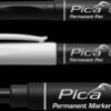 Permanent pen, white, 2 mm, for permanent marking, 532/52/SB