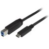 Kabel USB Złącze A USB C Złącze B USB B dł. 2m Kabel USB-C do USB-B USB 3.0 kolor: Czarny