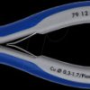79 12 125 Electronics side cutters, round