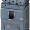 Wyłącznik obwodu, 3-biegunowy-biegunowy, 400A, Montaż na szynie DIN, Siemens, 3VA2