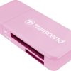 Zewnętrzny czytnik kart pamięci ze złączem USB typu A, USB 3.1 Transcend RDF5