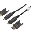 Kabel HDCP 2.2,HDMI 2.0 optyczny LSZH 15m AK-330127-150-S