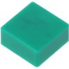 Klawisz wciskany 5,5mm -25÷70C kwadratowy zielony B321350 B32-1350